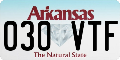 AR license plate 030VTF