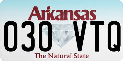 AR license plate 030VTQ