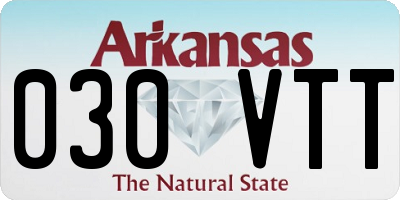 AR license plate 030VTT