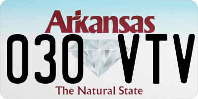 AR license plate 030VTV
