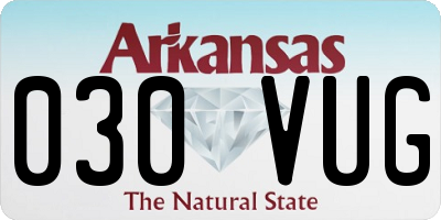AR license plate 030VUG