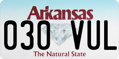 AR license plate 030VUL
