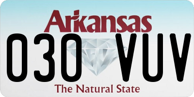 AR license plate 030VUV