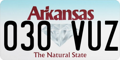 AR license plate 030VUZ