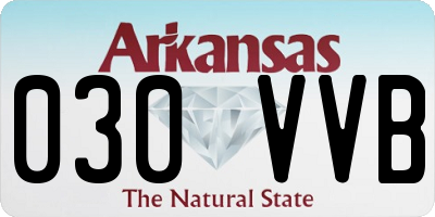AR license plate 030VVB