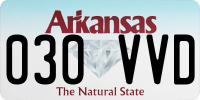 AR license plate 030VVD