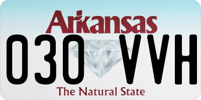 AR license plate 030VVH