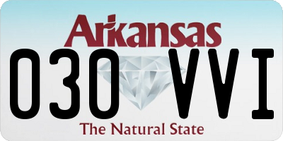 AR license plate 030VVI