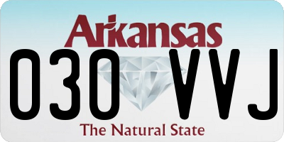 AR license plate 030VVJ