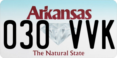 AR license plate 030VVK