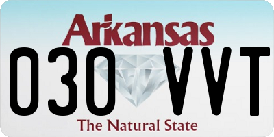 AR license plate 030VVT