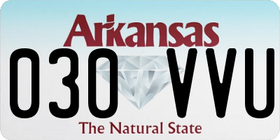 AR license plate 030VVU