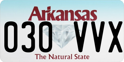 AR license plate 030VVX