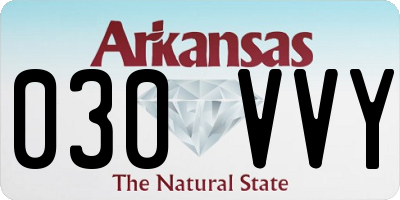 AR license plate 030VVY