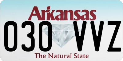 AR license plate 030VVZ