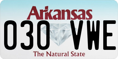 AR license plate 030VWE