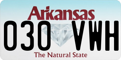 AR license plate 030VWH