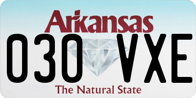 AR license plate 030VXE