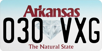 AR license plate 030VXG