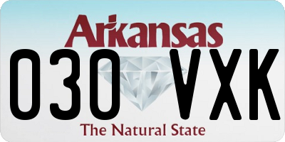 AR license plate 030VXK