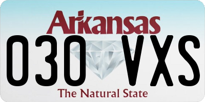 AR license plate 030VXS