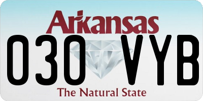 AR license plate 030VYB