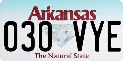 AR license plate 030VYE