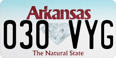 AR license plate 030VYG