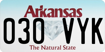 AR license plate 030VYK