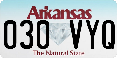 AR license plate 030VYQ