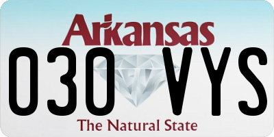 AR license plate 030VYS