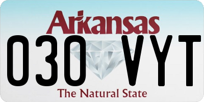 AR license plate 030VYT