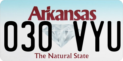 AR license plate 030VYU