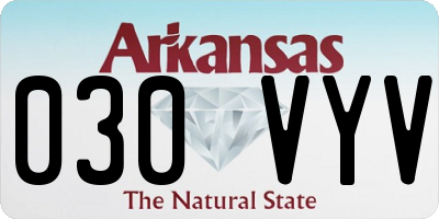 AR license plate 030VYV