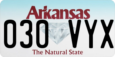 AR license plate 030VYX