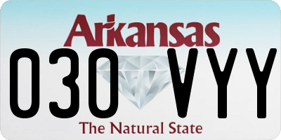 AR license plate 030VYY