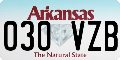 AR license plate 030VZB