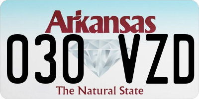 AR license plate 030VZD
