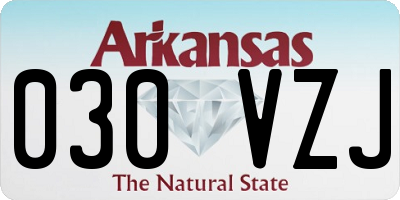 AR license plate 030VZJ