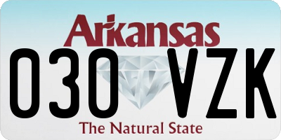 AR license plate 030VZK