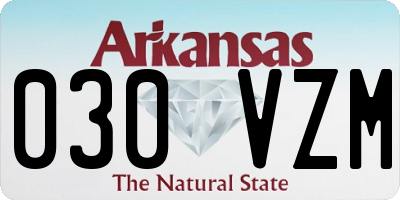 AR license plate 030VZM