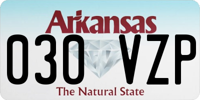 AR license plate 030VZP