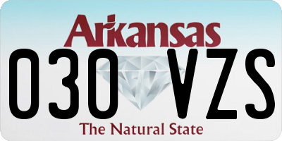AR license plate 030VZS
