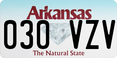 AR license plate 030VZV