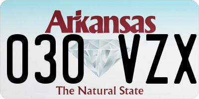 AR license plate 030VZX