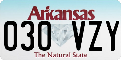 AR license plate 030VZY