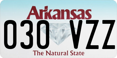 AR license plate 030VZZ