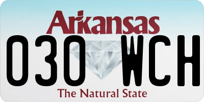 AR license plate 030WCH