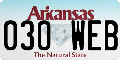AR license plate 030WEB