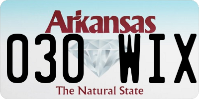 AR license plate 030WIX